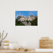 Berg Rushmore im Frühling Poster (Küche)