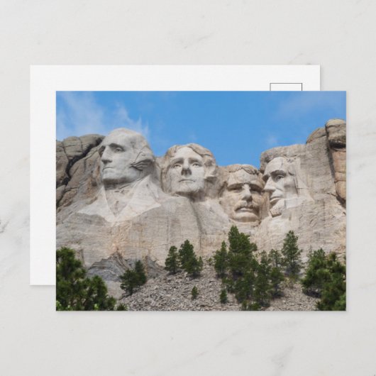Berg Rushmore im Frühling Postkarte (Vorne/Hinten)