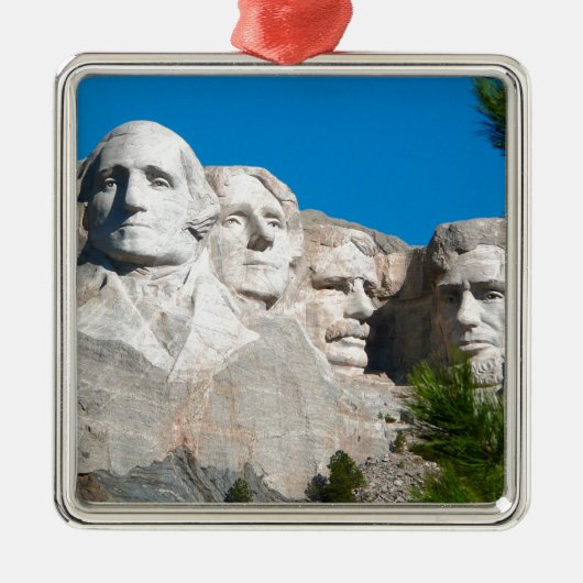 Berg Rushmore Rocks! Mount Rushmore, South Dakota Ornament Aus Metall (Vorne)