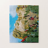 Berg Rushmore Süd Dakota. Puzzle (Vertikal)