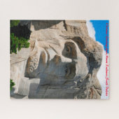 Berg Rushmore Süd Dakota. Weihnachtsgrüße Puzzle (Horizontal)