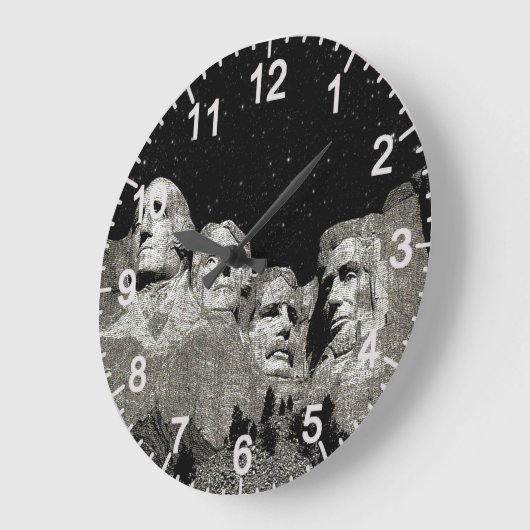 Berg Rushmore, Wall-Uhr Große Wanduhr (Winkel)