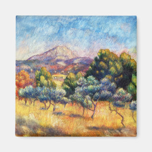 Berg Sainte-Victoire von Pierre-Auguste Renoir Magnet