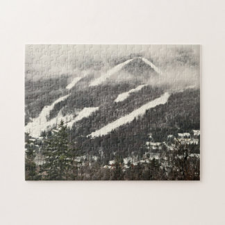 Berg-Schnee-Vermont-Puzzlespiel Puzzle
