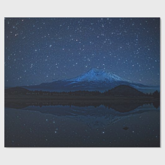 BERG SHASTA DURCH STARLIGHT GESCHENKPAPIER (Flach)