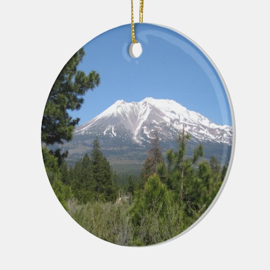 Berg Shasta Kalifornien Keramikornament (Links)