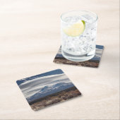 BERG SHASTA MIT LENTIKULAREM RECHTECKIGER PAPPUNTERSETZER (Vor Ort)