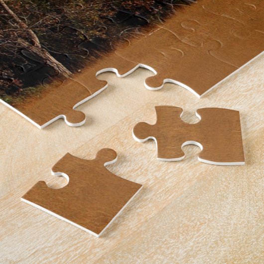 BERG SHASTA MIT PFERD UND REITER PUZZLE (Seite)