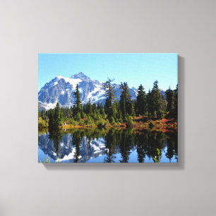 Berg SHuksan an einem sonnigen Tag Canvas-Druck Leinwanddruck