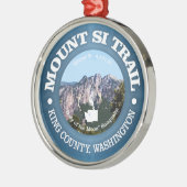 Berg Si Trail Ornament Aus Metall (Links)