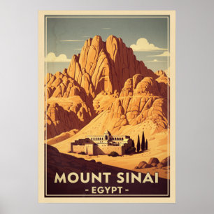 Berg Sinai Ägypten V03 Poster