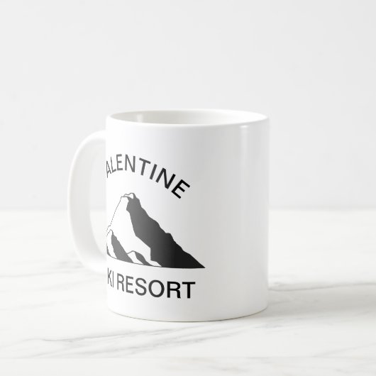 Berg-Skiort Kaffeetasse (Vorderseite Links)
