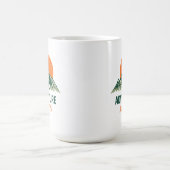 Berg-Sonnenuntergangs-Tasse Kaffeetasse (Mittel)