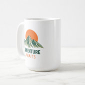 Berg-Sonnenuntergangs-Tasse Kaffeetasse (Vorderseite Links)