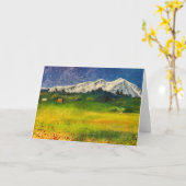 Berg Sopris in Carbondale, Colorado Karte (Gelbe Blume)