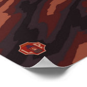 Berg St. Helens - Explosion - Reiseplakat Poster (Ecke)