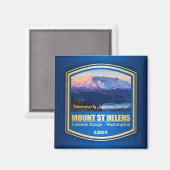 Berg St Helens (PF) Magnet (Vorderseite/Rückseite)