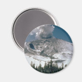 Berg St. Helens - Vor der Eruption Magnet (Vorderseite/Rückseite)