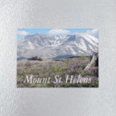 Berg St Helens Wildblumen Landschaft Magnet