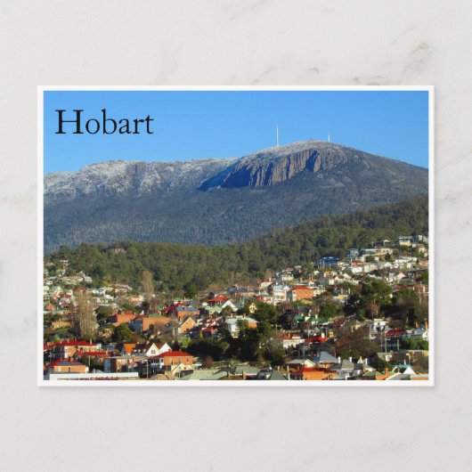Berg-Stadt Postkarte (Vorderseite)