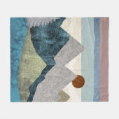 Berg Streifen Sky Fleecedecke (Vorderseite (Horizontal))