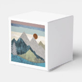 Berg Streifen Sky Geschenkschachtel (Rückseite)