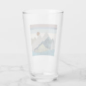 Berg Streifen Sky Glas (Rückseite)