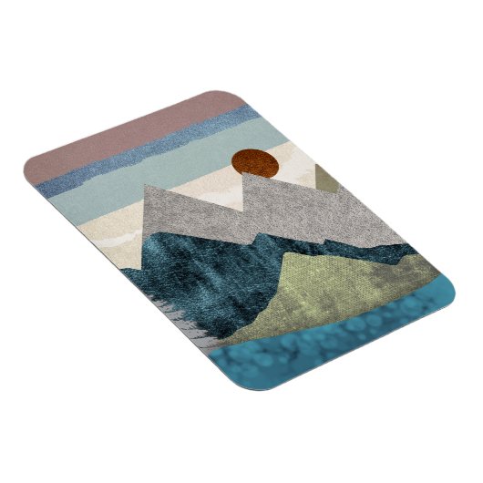 Berg Streifen Sky Magnet (Rechte Seite)