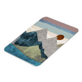 Berg Streifen Sky Magnet (Linke Seite)