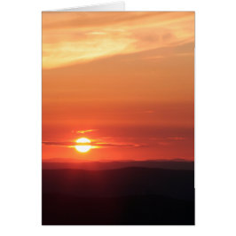 Berg Sunset in der Shenandoah