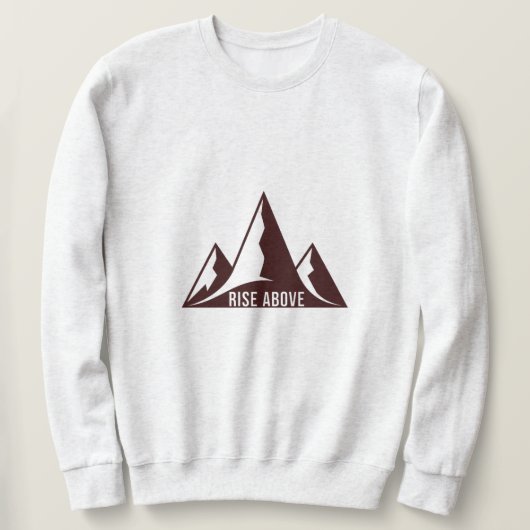 Berg-Sweatshirt – Abenteuer & Natur Sweatshirt (Design vorne)