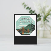 Berg Tamalpais Postkarte (Stehend Vorderseite)