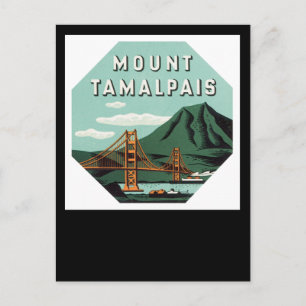 Berg Tamalpais Postkarte