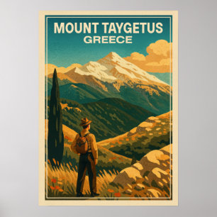 Berg Taygetus Griechenland V03 Poster