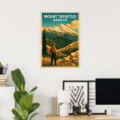 Berg Taygetus Griechenland V03 Poster (Heimbüro)