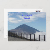 Berg Teide, Teneriffa Postkarte (Vorne/Hinten)