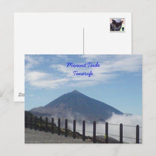 Berg Teide, Teneriffa Postkarte (Vorne/Hinten)