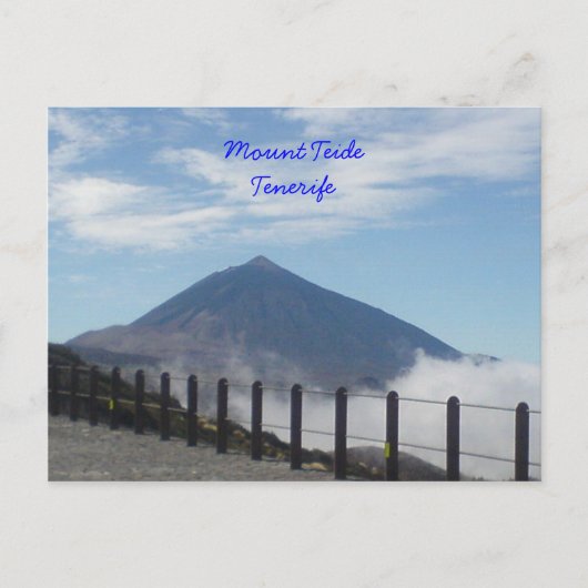 Berg Teide, Teneriffa Postkarte (Vorderseite)