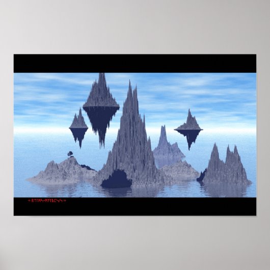 Berg Tiamatis Poster (Vorne)