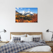 Berg Timpanogos im Herbst Utah Leinwanddruck (Insitu (Schlafzimmer))