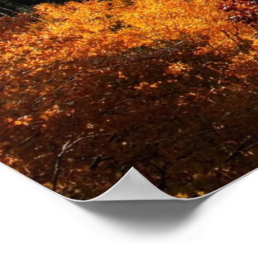 Berg Timpanogos im Herbst Utah Poster (Ecke)