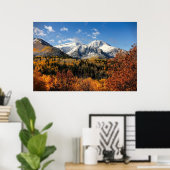 Berg Timpanogos im Herbst Utah Poster (Heimbüro)