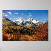 Berg Timpanogos im Herbst Utah Poster (Vorne)