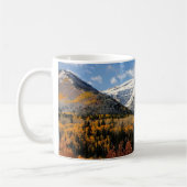 Berg Timpanogos in Herbst-Utah-Bergen Kaffeetasse (Links)
