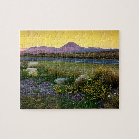 Berg Tongariro, Neuseeland Puzzle (Horizontal)