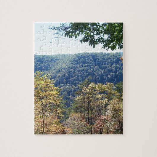 Berg übersehen puzzle (Vertikal)