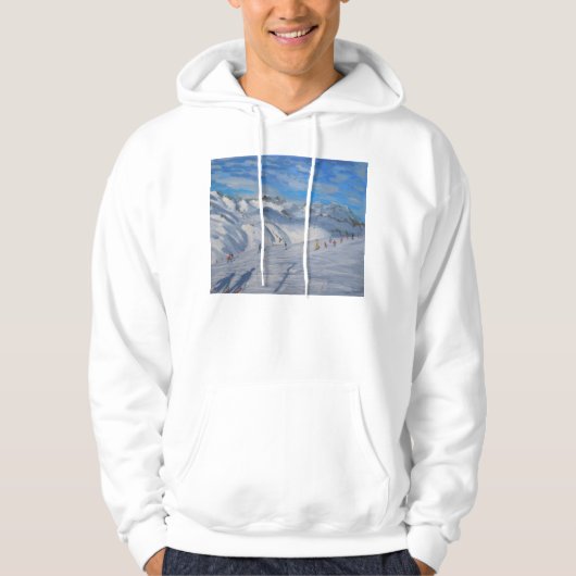 Berg übersteigt Tignes 2009 Hoodie (Vorderseite)