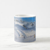 Berg übersteigt Tignes 2009 Kaffeetasse (Mittel)