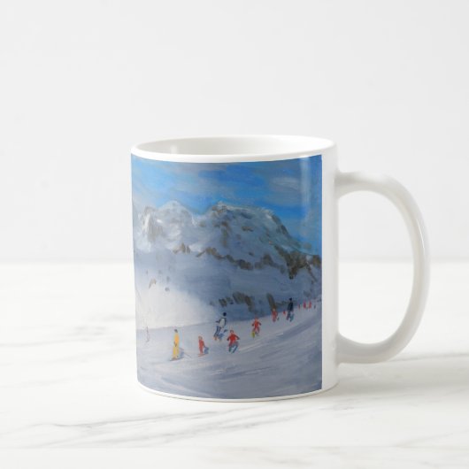 Berg übersteigt Tignes 2009 Kaffeetasse (Rechts)