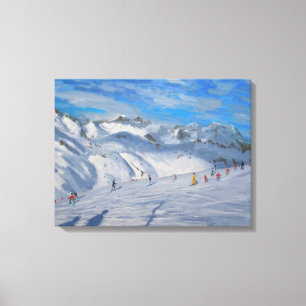 Berg übersteigt Tignes 2009 Leinwanddruck